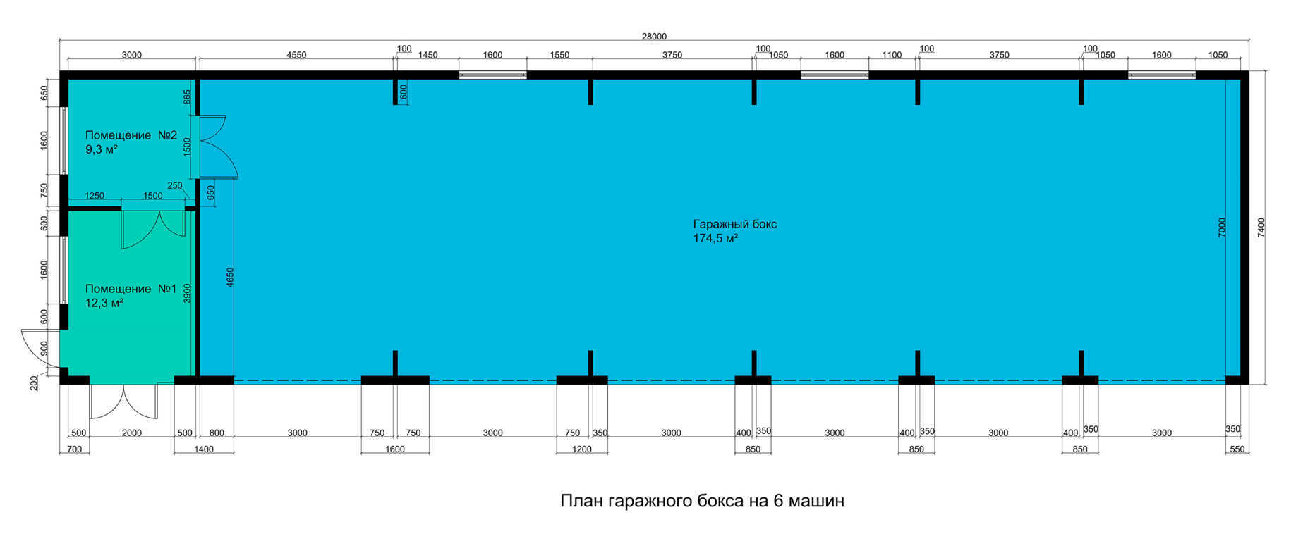 Каркас гаража. Проект 507 